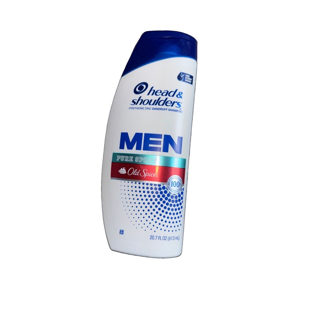 Head And Shoulders Dandruff Shampoo Men’s Pure Sport Old Spice 20.7 Fl Oz￼